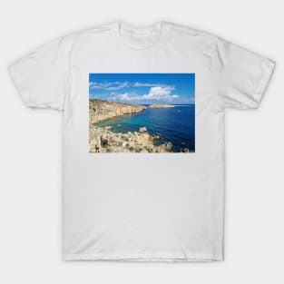 Rocky Coastline Panorama T-Shirt